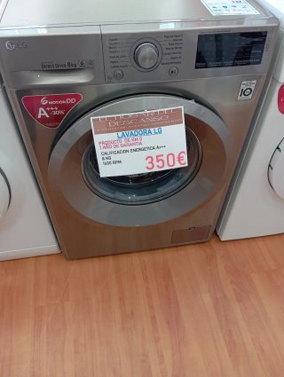 LAVADORA LG 8 KG INOX