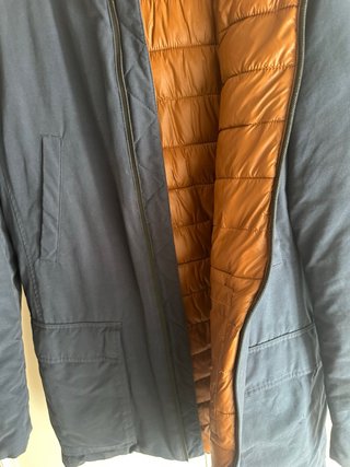 Chaqueta Benetton azul con capucha