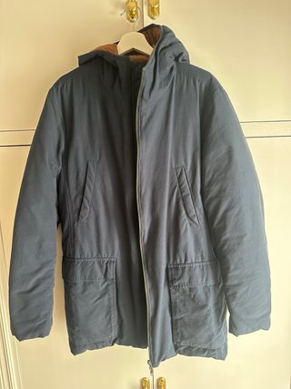 Chaqueta Benetton azul con capucha