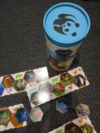 Bingo de animales WWF de madera