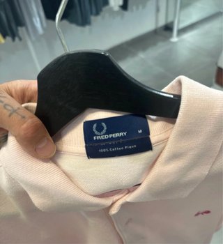 Polo Fred Perry Rosa Talla M color Rosa old fashio