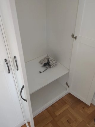 Armario Blanco Ikea Espejo Songesand zapatero