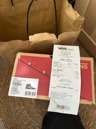 Scarpe Vans Sk8-Hi nere e bianche