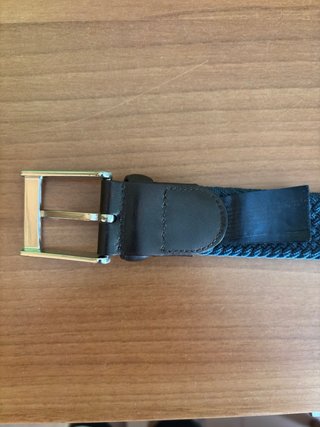 Cinturón Tommy Hilfiger Azul y Plateado
