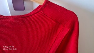 Jersey Massimo Dutti Rojo Hilo