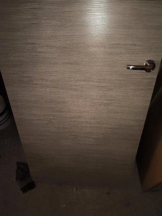 Puerta de madera nueva