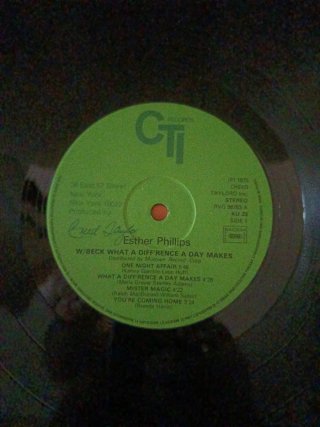 ESTHER PHILLIPS  " W/Beck " LP 1975
