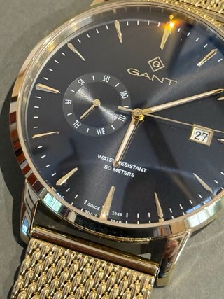 Reloj GANT East Hill Dorado Negro