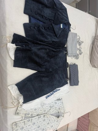 Traje Fallero Torrentí Azul y Blanco
