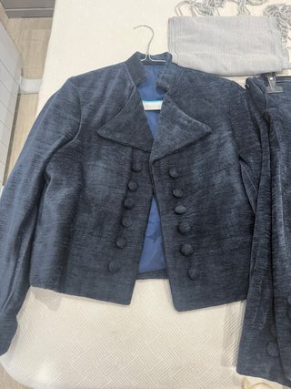 Traje Fallero Torrentí Azul y Blanco