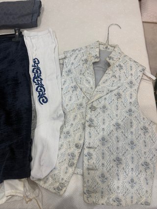 Traje Fallero Torrentí Azul y Blanco