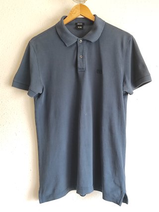 Polo Hugo Boss Pima Cotton Azul Marino Vintage