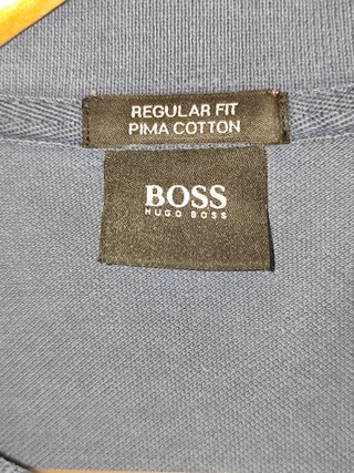 Polo Hugo Boss Pima Cotton Azul Marino Vintage