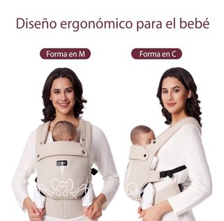 Momcozy Mochila Portabebés Ergonómica  3-24 meses