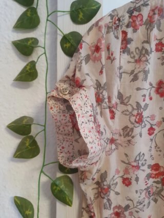 Blusa Romántica Floreada Promod Talla M