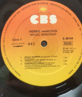 Vinilo Herbie Hancock Magic Windows