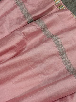 Falda pañal rosa con plata Fallera