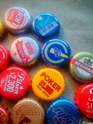 Lotto 22 Tappi Birra Venezuela, Brasile, Colombia