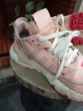 Sapatilhas Adidas Rosa e Brancas