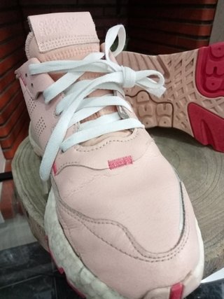 Sapatilhas Adidas Rosa e Brancas
