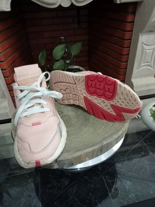 Sapatilhas Adidas Rosa e Brancas