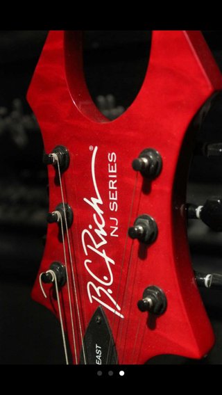 Guitarra BC Rich Beast NJ Series Roja
