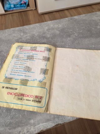 Coleccion Album Cromos 1972 Enciclopedico N 1