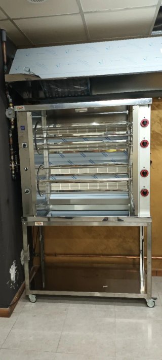 Asador de pollos multirotativo M2