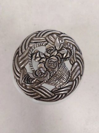 Joyero/Bombonera Cristal y Metal Diseño Dragón