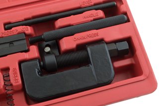 Remachadora cortadora para cadenas de motos