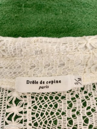 Bolero Drole de Copain pizzo floreale