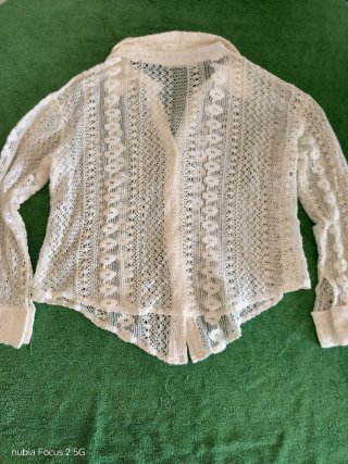 Bolero Drole de Copain pizzo floreale