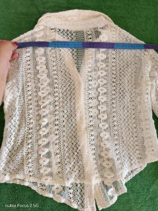 Bolero Drole de Copain pizzo floreale