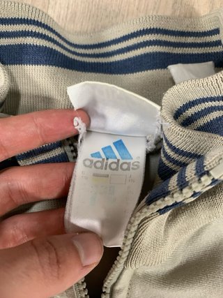 Chándal Adidas Vintage 90s Beige y Azul