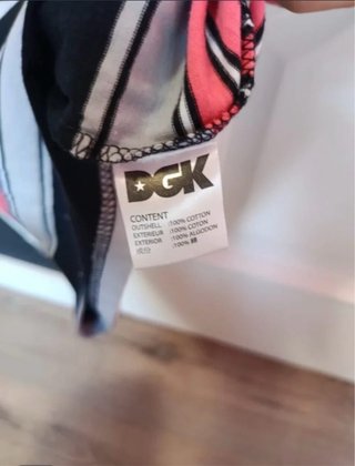 Camiseta DGK Talla S Rayas