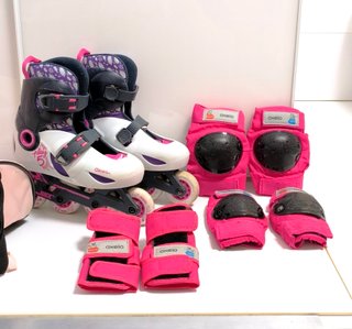 Patines en línea OXELO para niños + protecciones