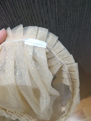 Capa brillante Sfera beige talla única