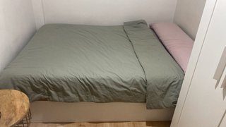 Canapé 135cm con mueble blanco