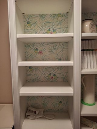 Estantería madera maciza blanca 190 cm