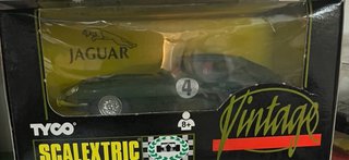 Coche Scalextric Tyco Vintage Jaguar E-Type