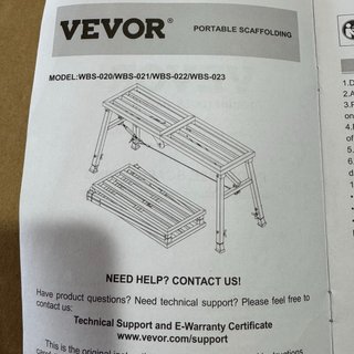 Plataforma de trabajo VEVOR 80-130 cm