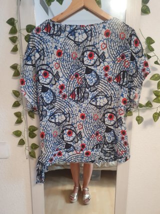 Blusa Roberto Verino, Peces en el mar, Talla 38