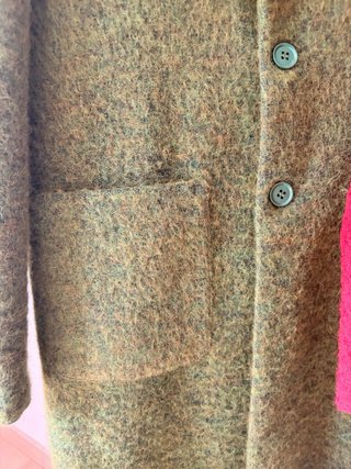Cappotto uomo verde