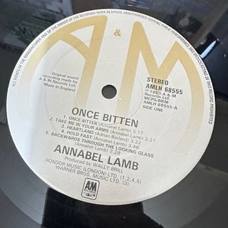 Vinilo Lp Annabel Lamb - Once Bitten