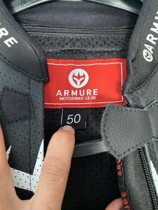 Mono de cuero para moto ARMURE