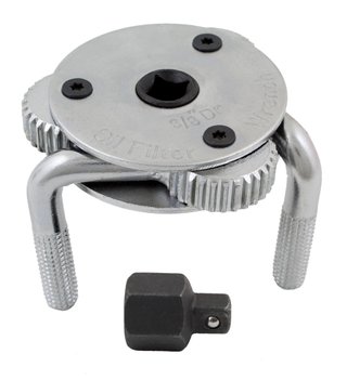 Llave extractora de filtros de aceite reversible