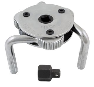 Llave extractora de filtros de aceite reversible