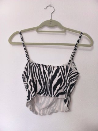 Top SHEIN estampado cebra Talla M