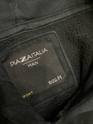 Felpa Piazza Italia Nera