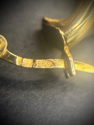 PENDIENTES ORO TIPO ARO 18K 4,82GR